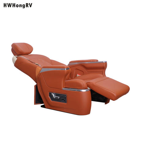 Rv modified Capsule seat for car modification with powerful adjustment and electrical slider campervan seating