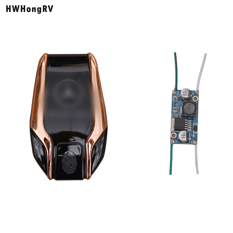 HWhongRV RV Van Ambient Light Car Logo Light Can Change The Color with The Touch Switch