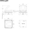 RV Roof Window 