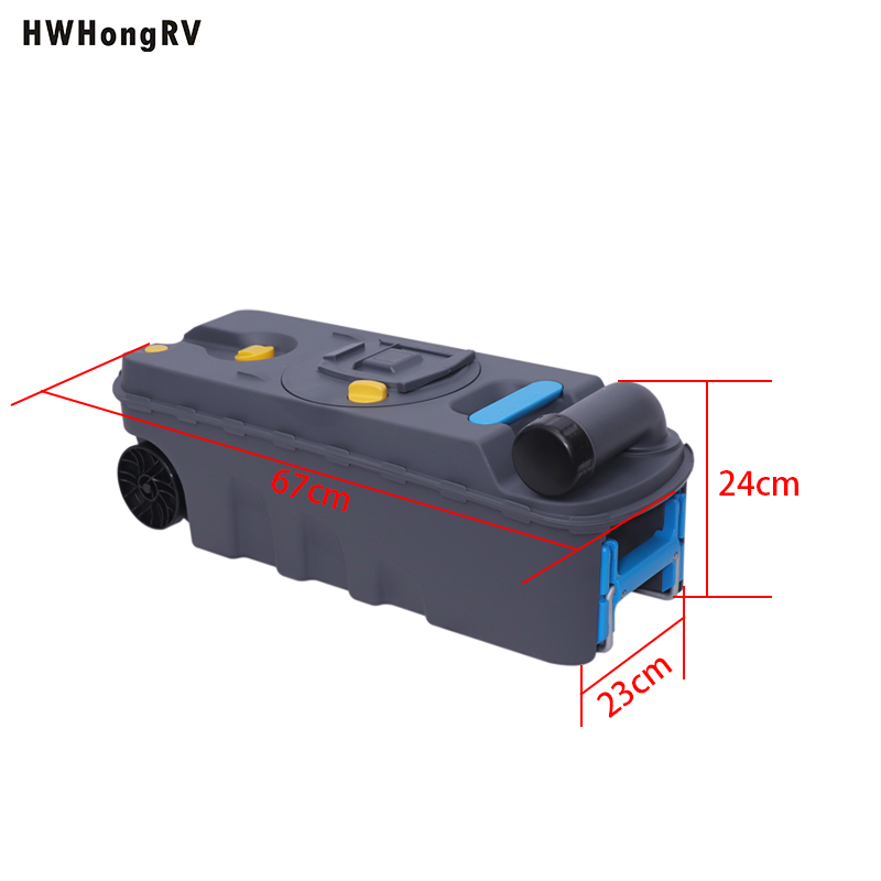 HWhongRV electrical RV car Cassette Toilet For Campervan Caravan Or Motorhome