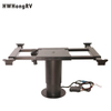 12V DC Electric Lift Table Aluminum Alloy Table Top 360 Degree Rotation Table Four-way Translation with Anti-pinch Function