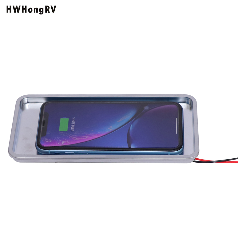 HWhongRV campervan accessories 12V phone charger in the car Wireless Charger for the Van Car Charging Phone